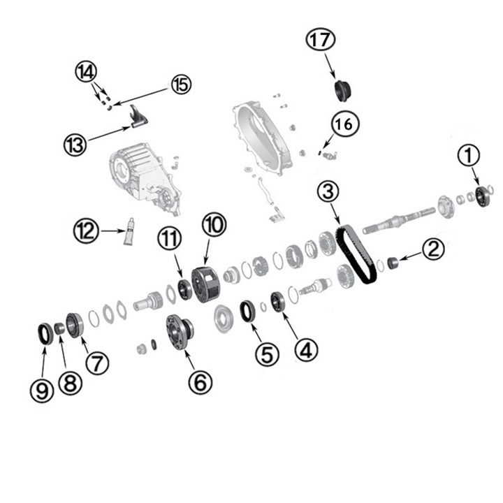 Transfer Case NP241C for Jeep Wrangler JK